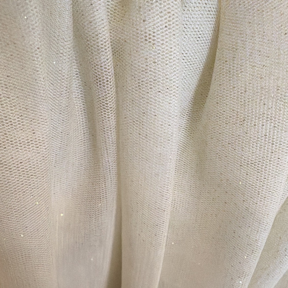 American Princess Girls Dress Size 12 Ivory/Light Blue Formal - Picture 6 of 11